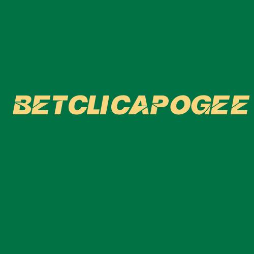 Logo da BETCLICAPOGEE