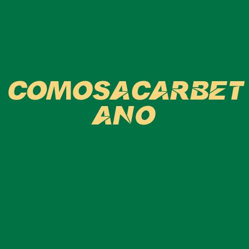 Logo da COMOSACARBETANO